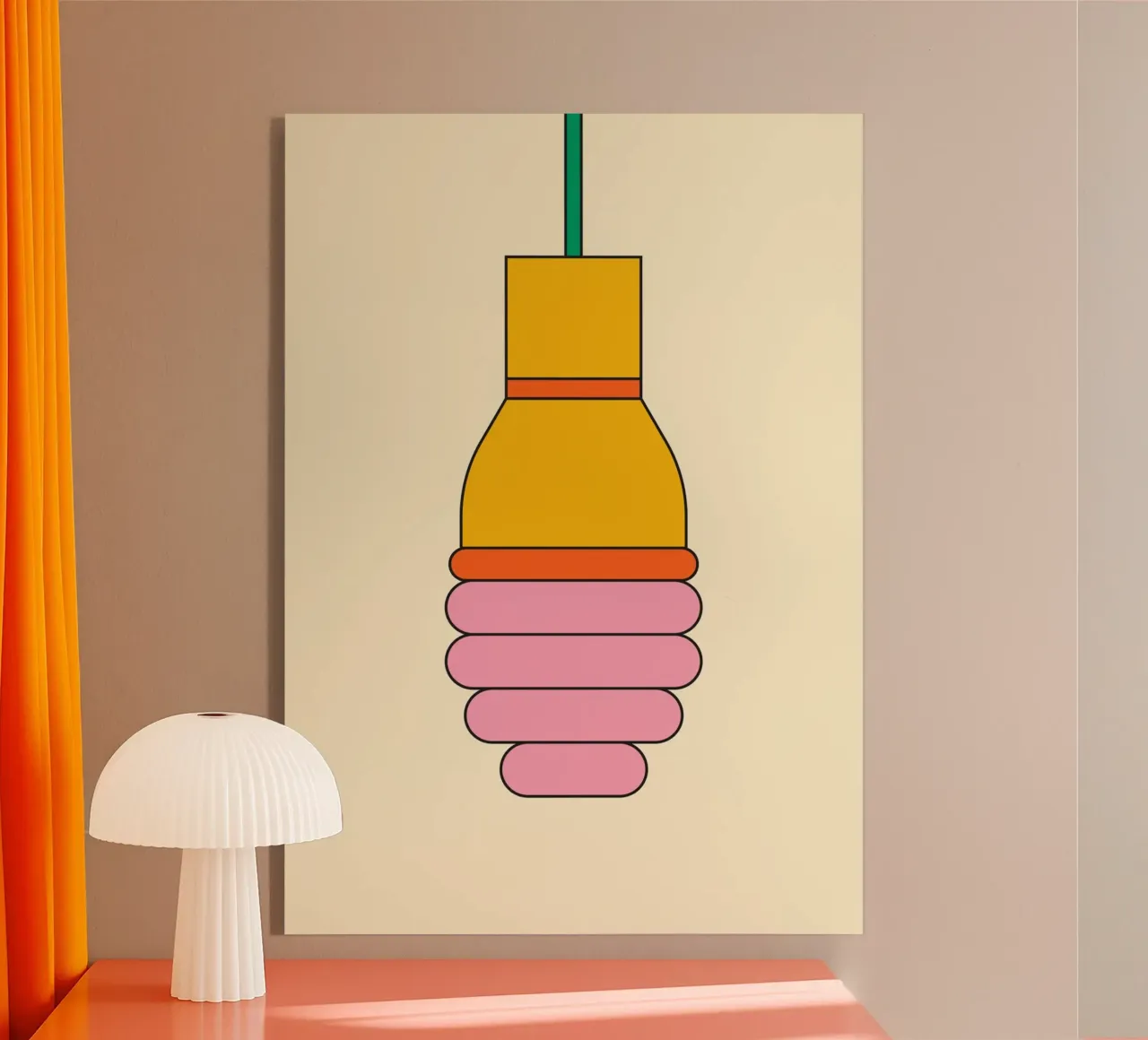 Lampadina retrò plexiglass da galihstudio
