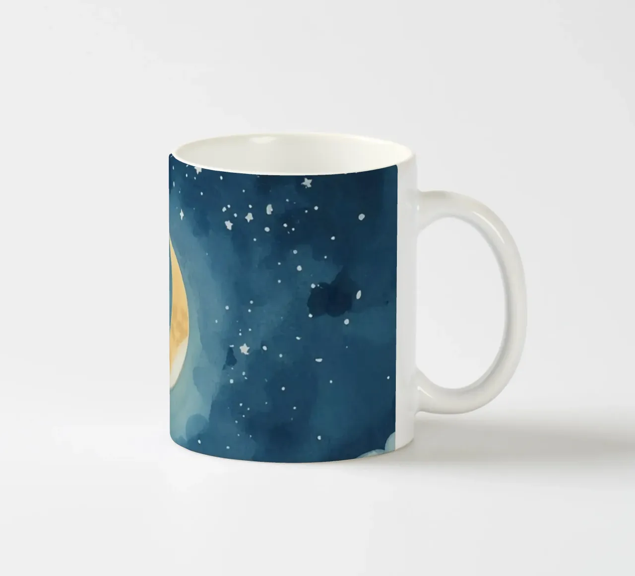Scala verso il cielo illuminato dalla luna tazza in ceramica da DesignDoodle