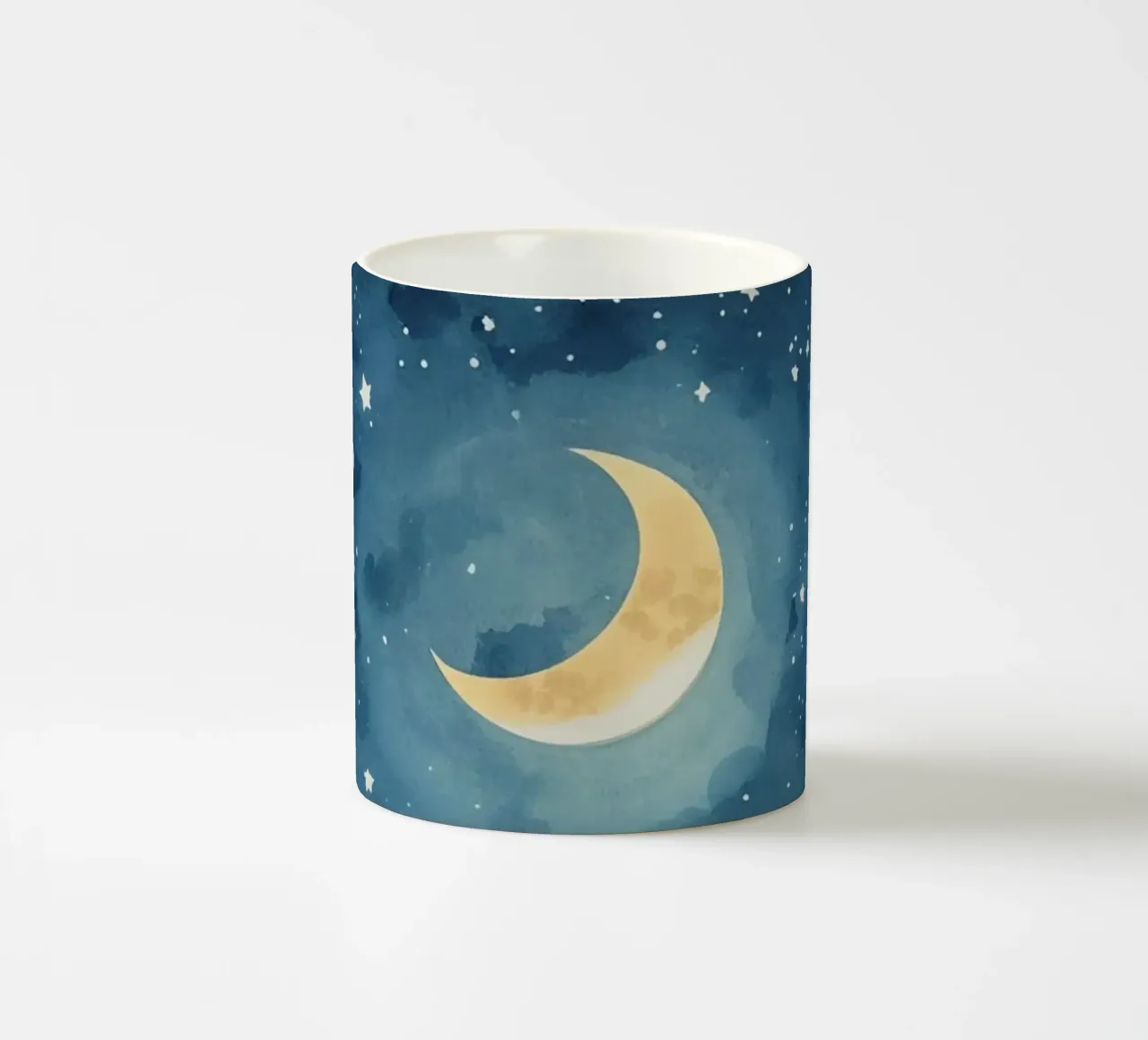 Scala verso il cielo illuminato dalla luna tazza in ceramica da DesignDoodle