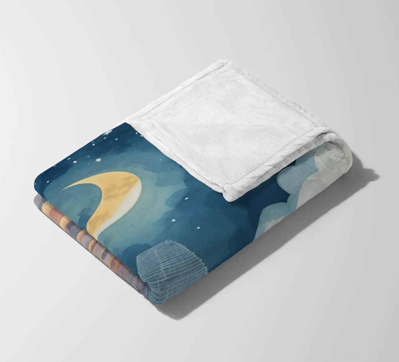 Scala verso il cielo illuminato dalla luna coperta in pile da DesignDoodle