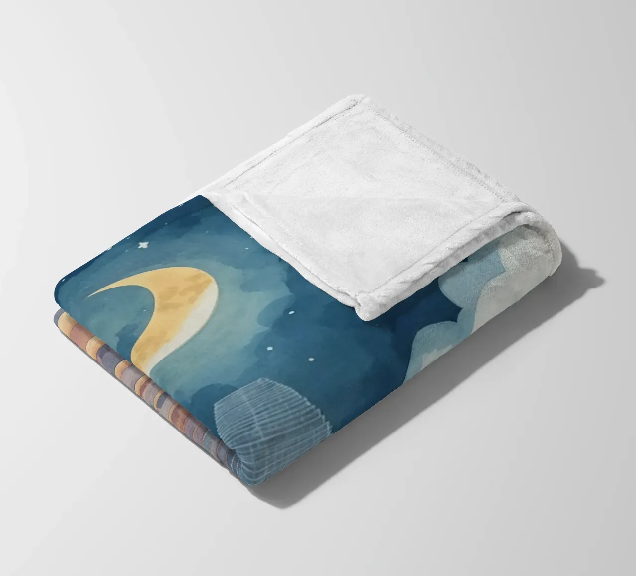 Scala verso il cielo illuminato dalla luna coperta in pile da DesignDoodle