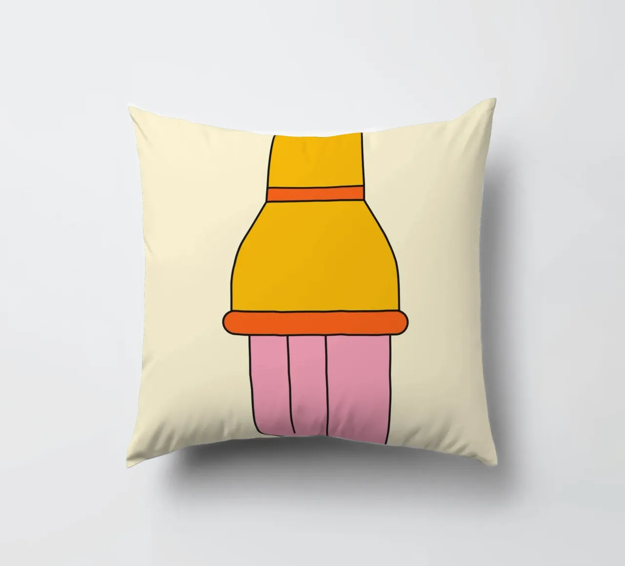 Lampadina retrò cuscino da galihstudio