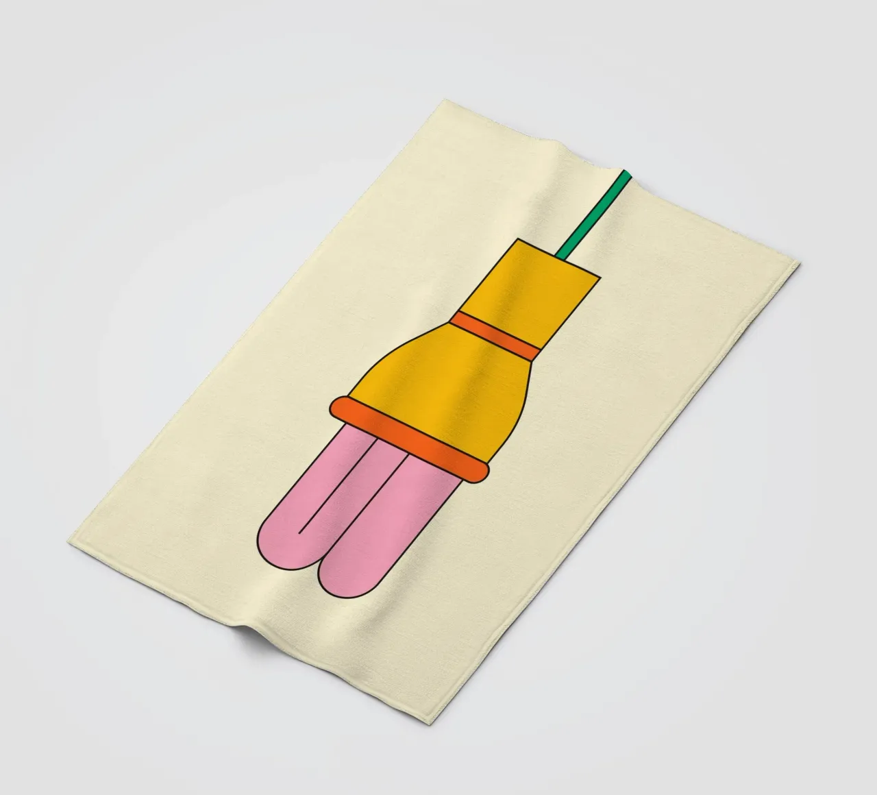 Lampadina retrò coperta in pile da galihstudio