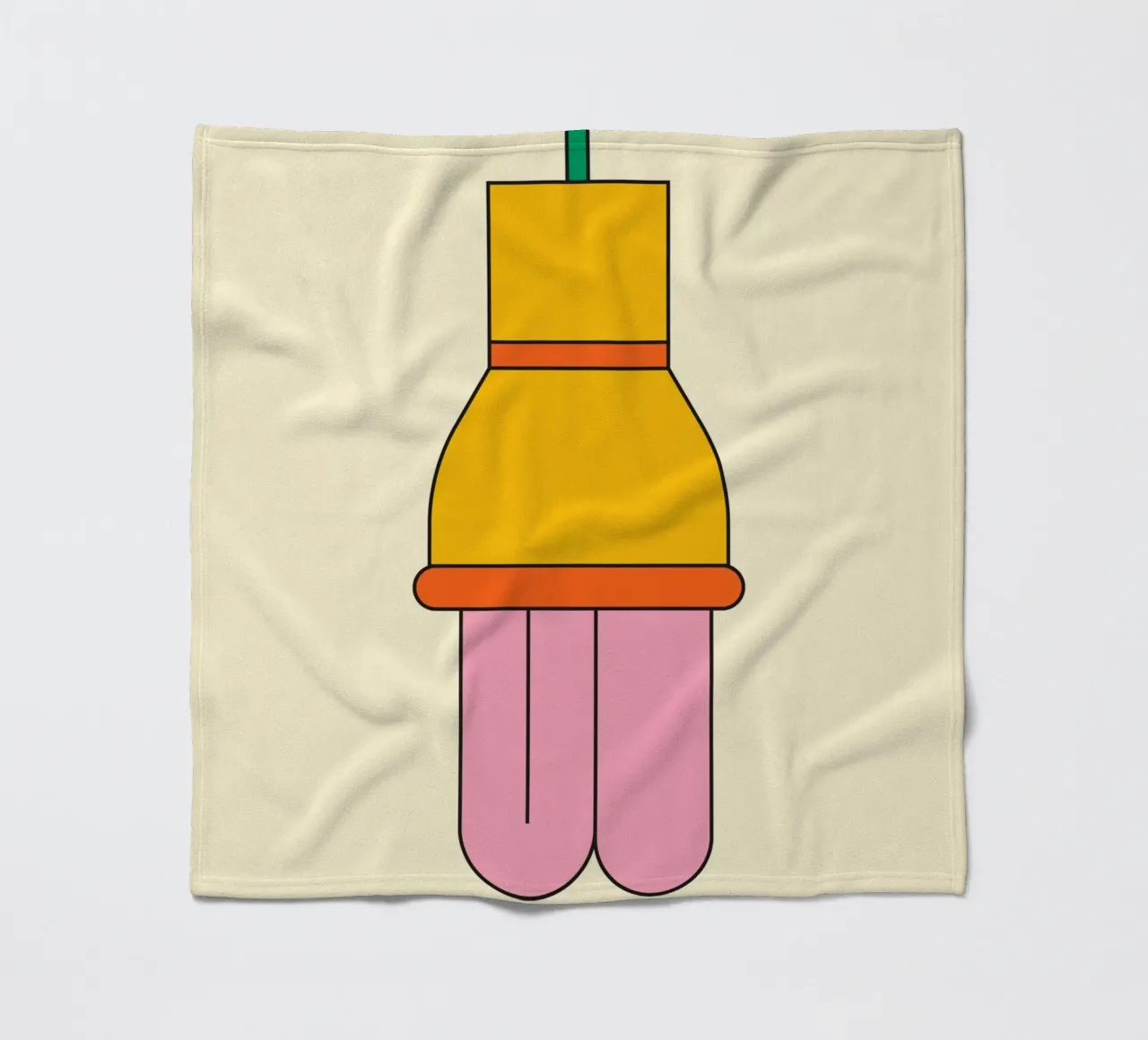 Lampadina retrò coperta in pile da galihstudio