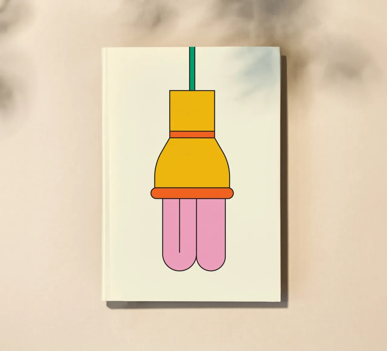 Lamp bulb retro notebook by galihstudio