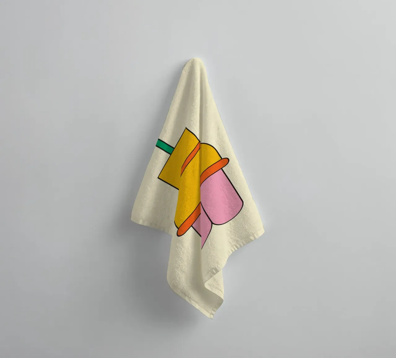 Lampadina retrò asciugamano da bagno da galihstudio