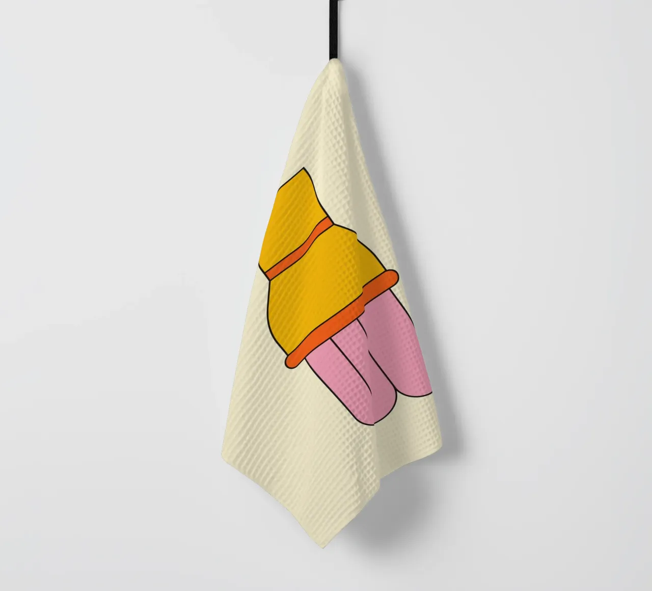Lampadina retrò canovaccio da cucina da galihstudio