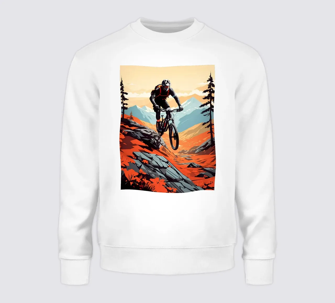 Discesa in mountain bike felpa da 🎁 ARTVI-SHOP