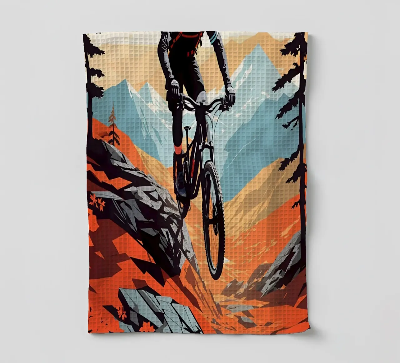 Descente en VTT torchon de 🎁 ARTVI-SHOP