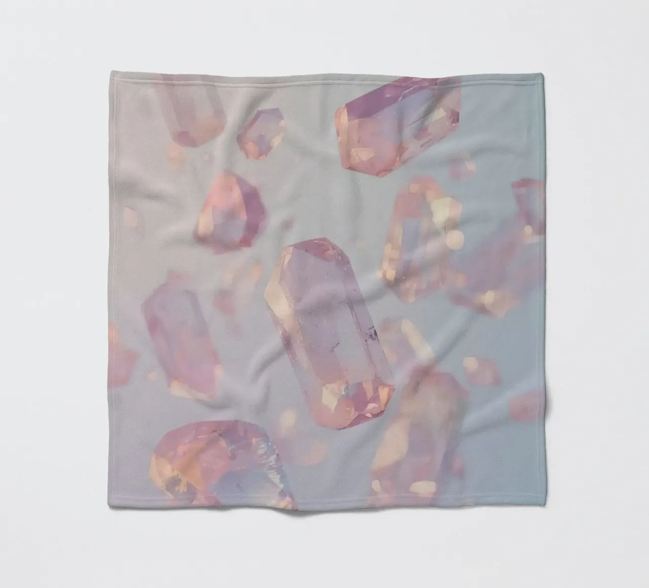 Cristalli trasparenti rosati coperta in pile da DesignDoodle