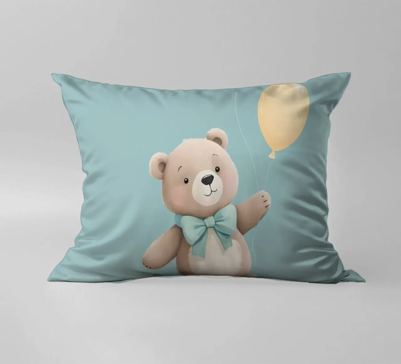 Orsetto carino con palloncini cuscino da DesignDoodle