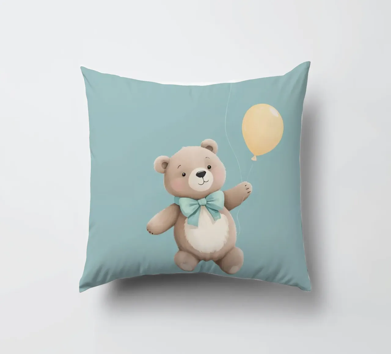 Orsetto carino con palloncini cuscino da DesignDoodle