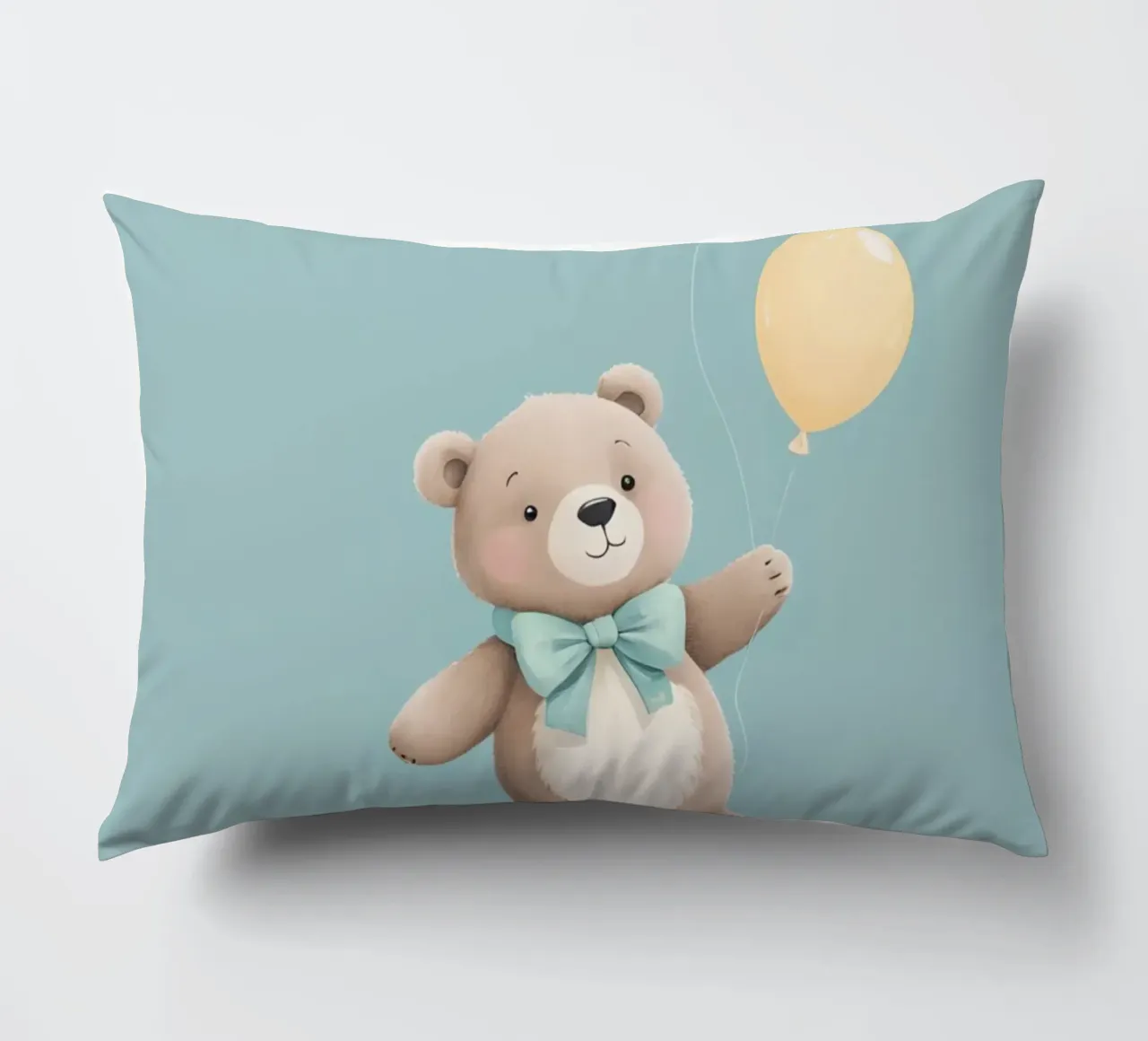Orsetto carino con palloncini cuscino da DesignDoodle