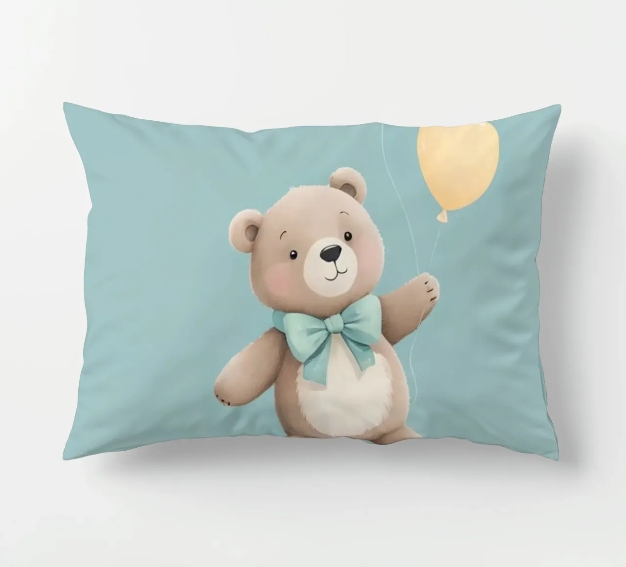 Orsetto carino con palloncini cuscino da DesignDoodle