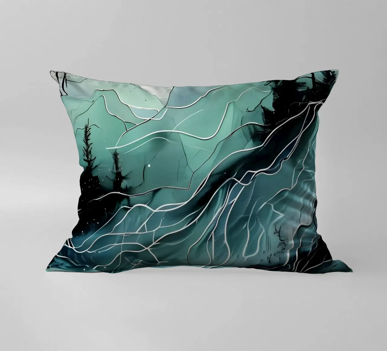 Paesaggi acquatici sereni cuscino da Artistic-shop