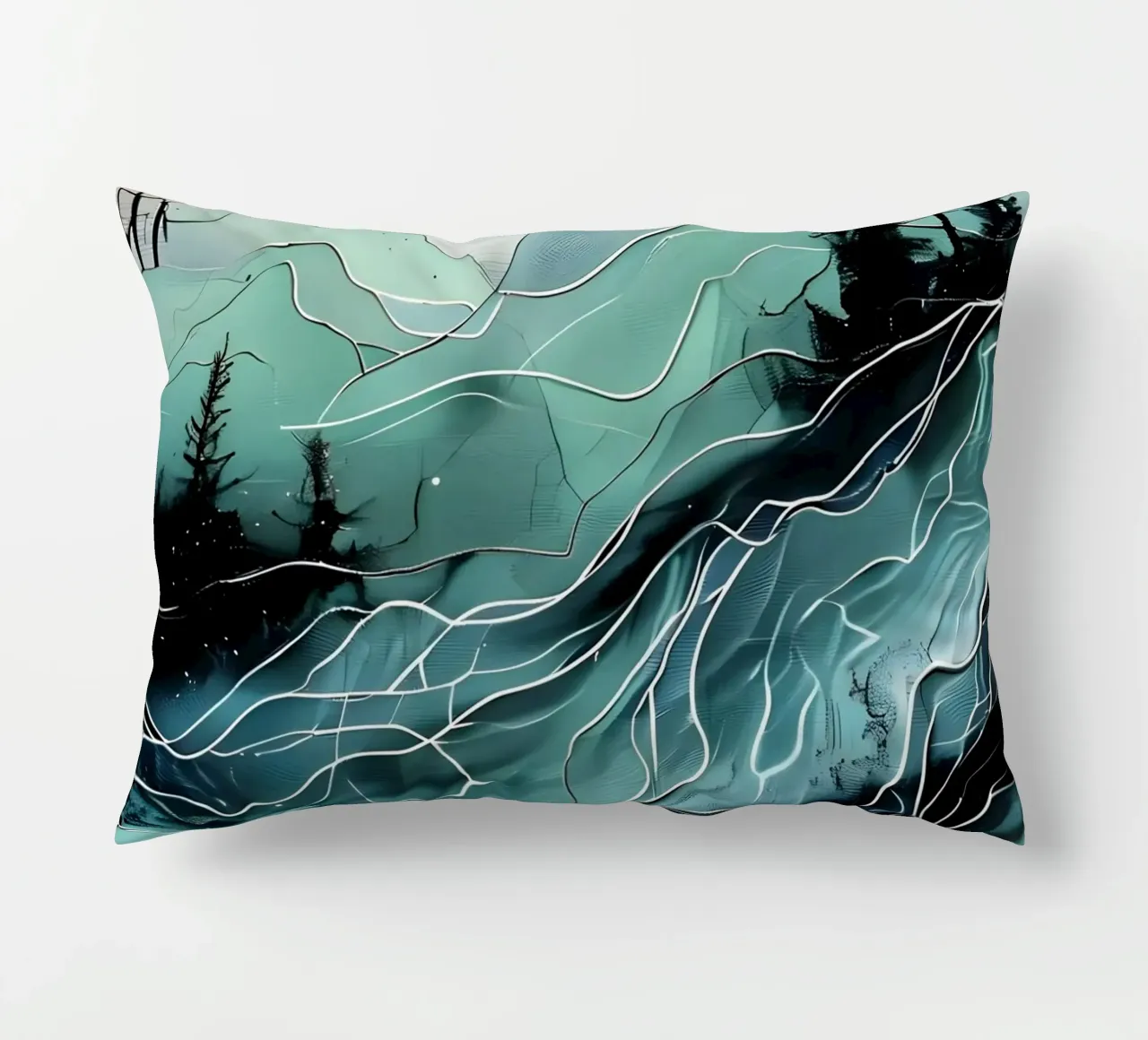 Paesaggi acquatici sereni cuscino da Artistic-shop