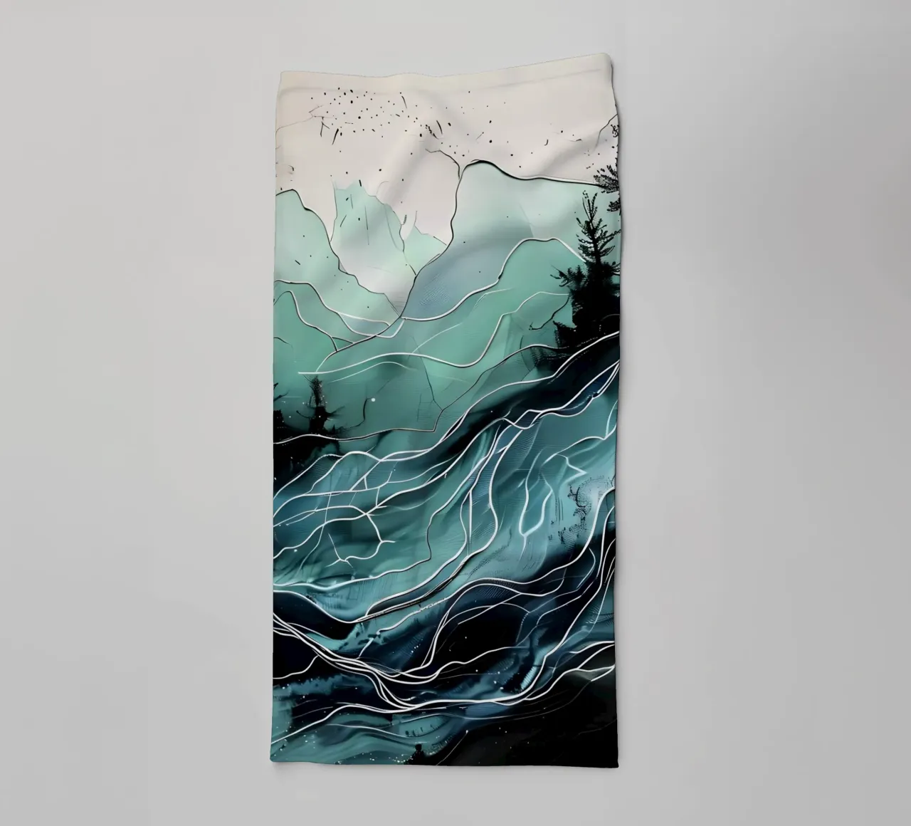 Paesaggi acquatici sereni asciugamano da bagno da Artistic-shop