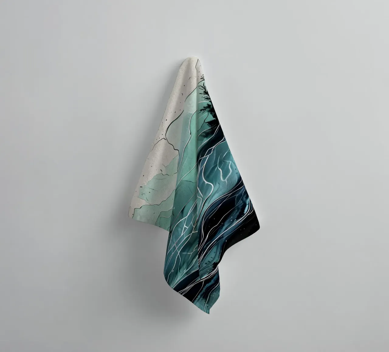 Paesaggi acquatici sereni asciugamano da bagno da Artistic-shop