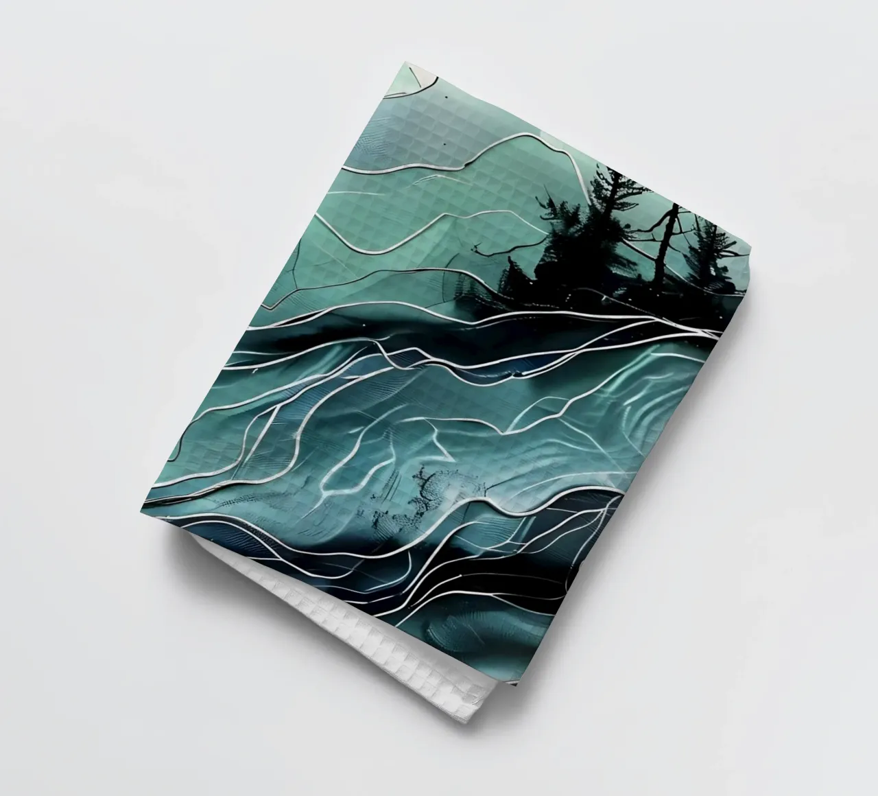 Paesaggi acquatici sereni canovaccio da cucina da Artistic-shop