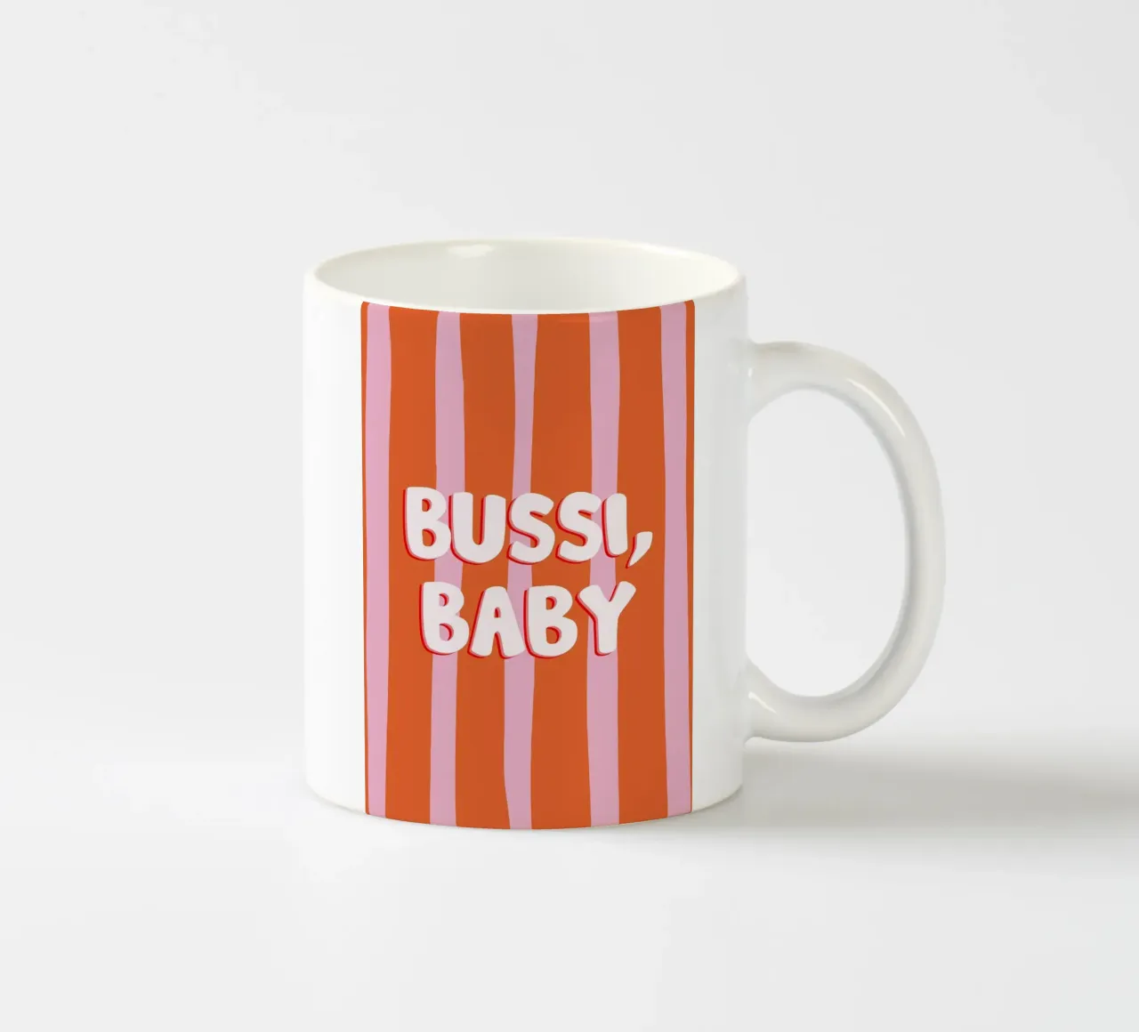 Bussi, Baby Text Art tazza in ceramica da apple crumble
