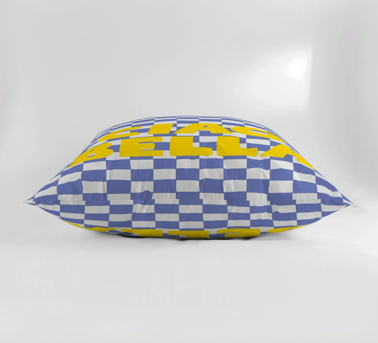 Ciao Bella checkered pattern cuscino da apple crumble