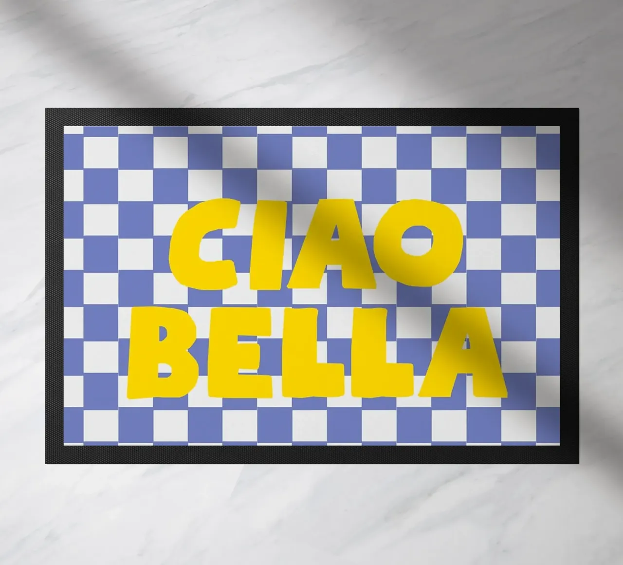 Ciao Bella checkered pattern zerbino da apple crumble