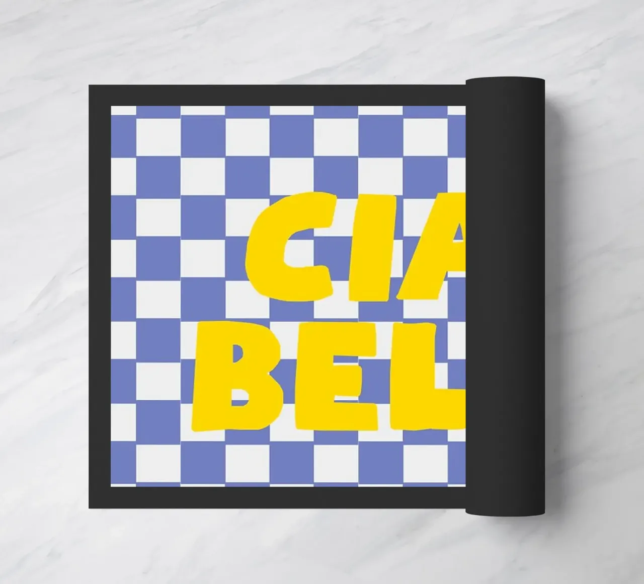 Ciao Bella checkered pattern zerbino da apple crumble