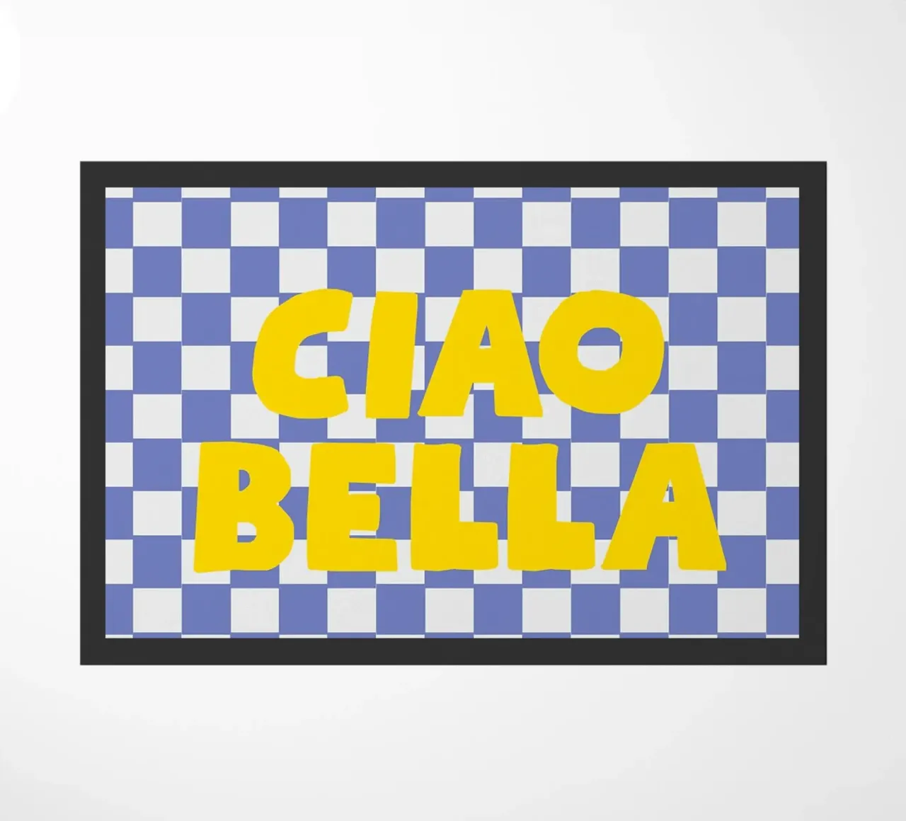 Ciao Bella checkered pattern zerbino da apple crumble