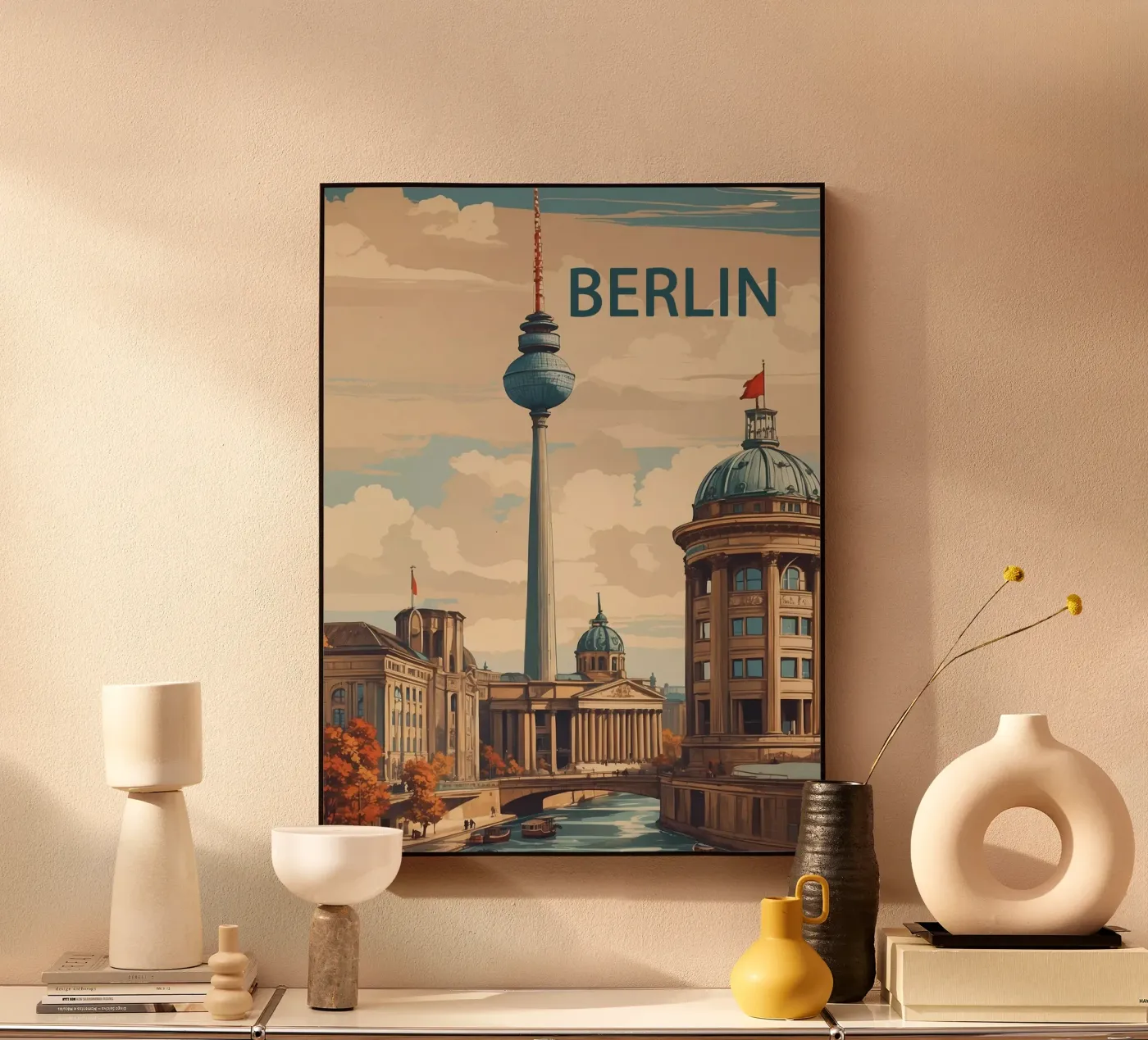 Poster Berlino Germania plexiglass da 🎁 NOBELART