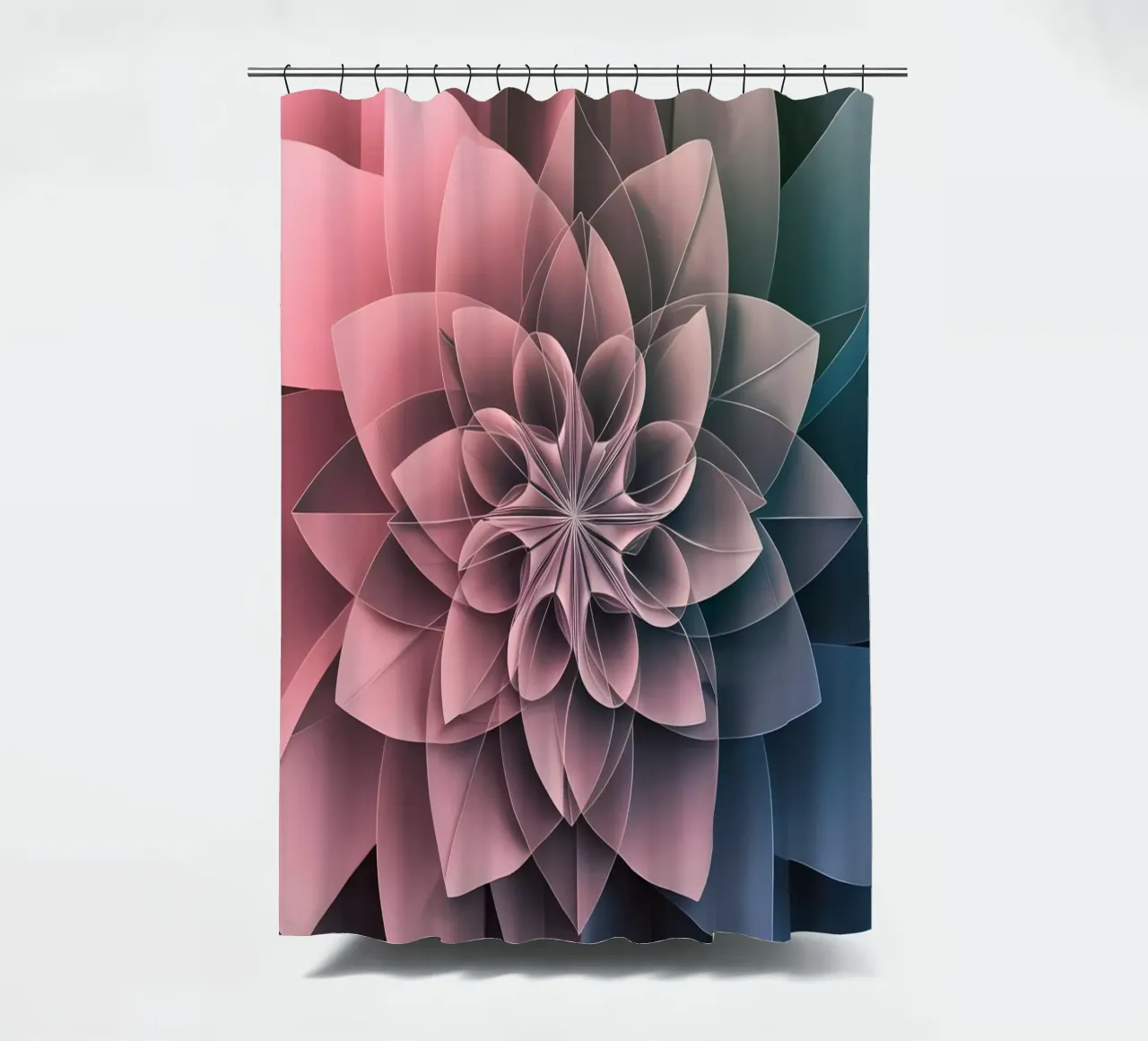 Blättriges Prisma Duschvorhang von Artistic-shop