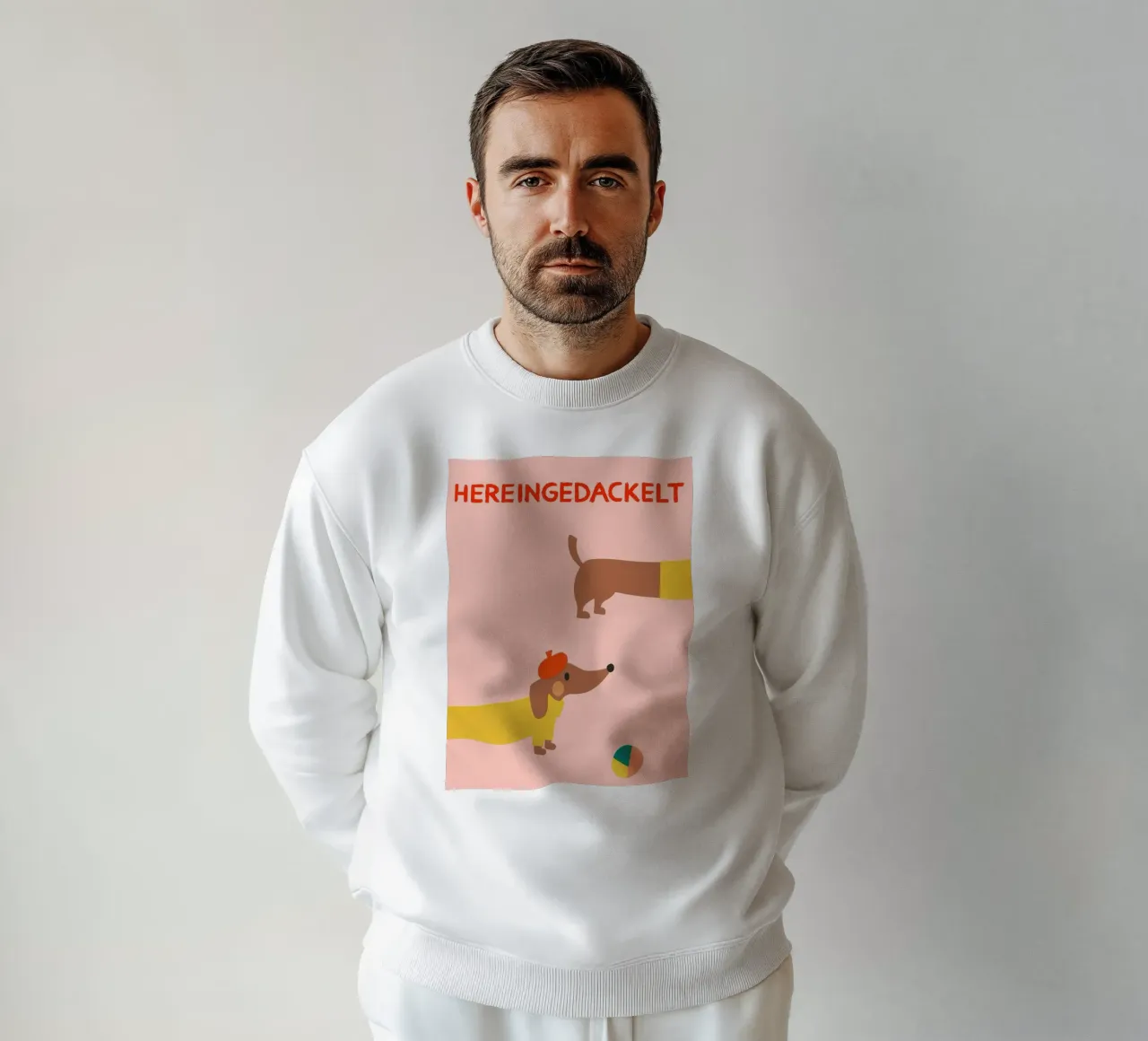 Hereingedackelt Sweatshirt von apple crumble