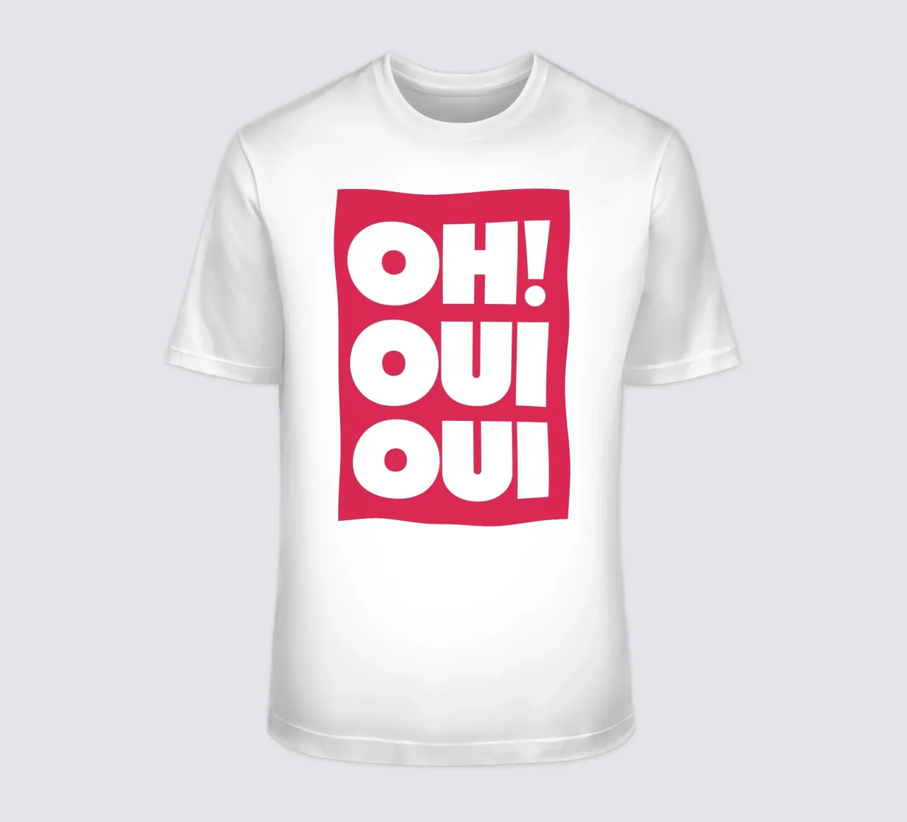Oh! Ja Ja Text Kunst T-Shirt von apple crumble