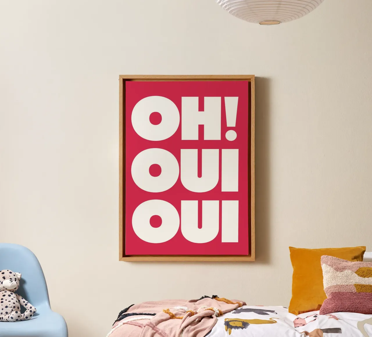 Oh! Ja Ja Tekst Art canvas van apple crumble
