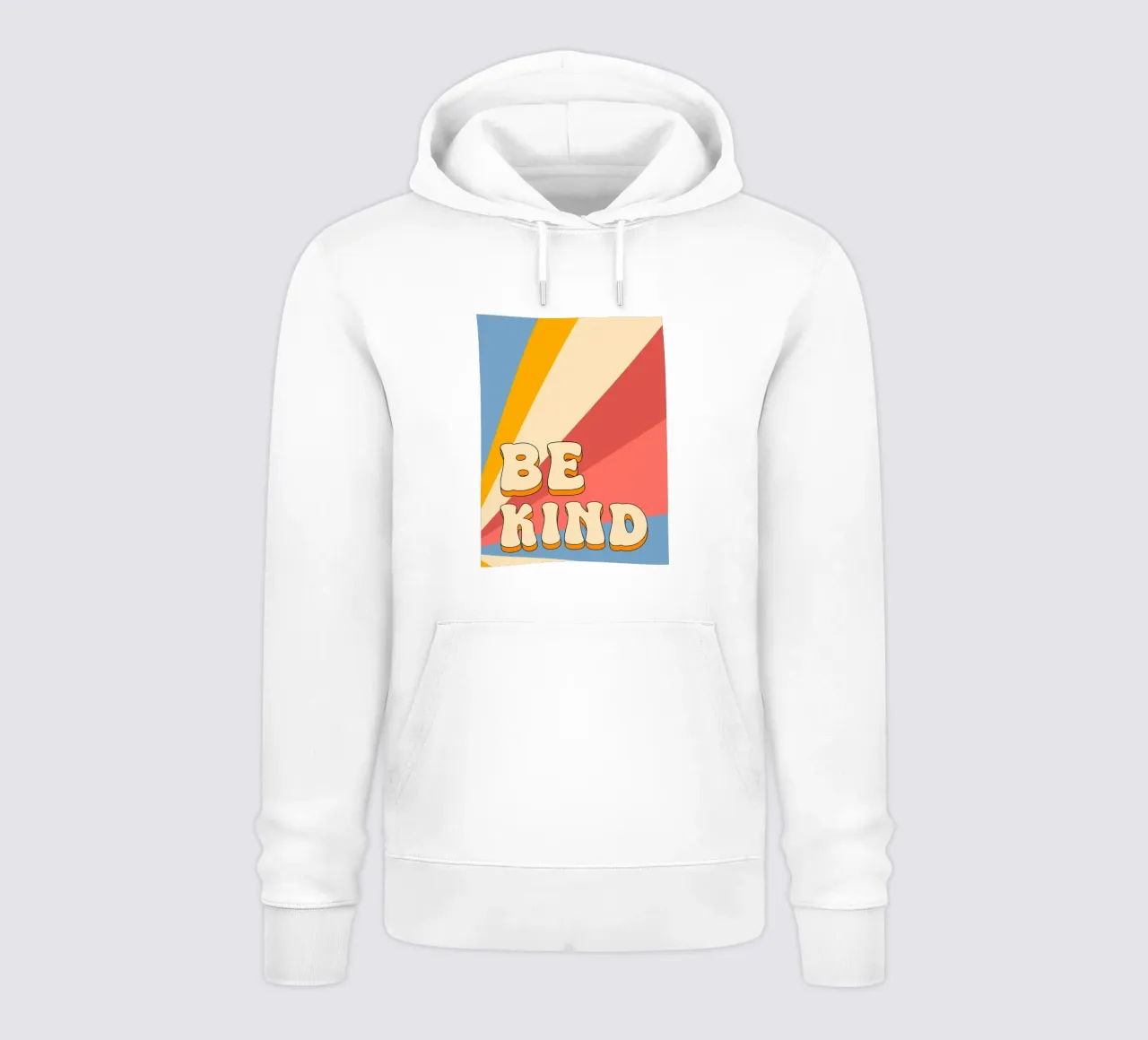 Arte retrò Be Kind felpa con cappuccio da kakaka