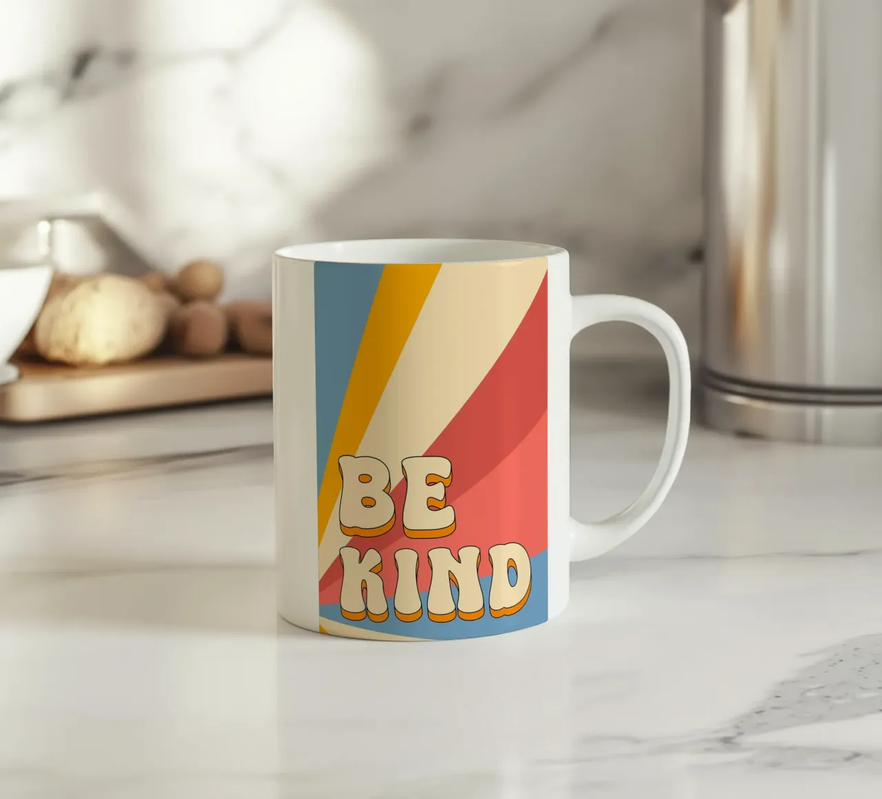 Arte retrò Be Kind tazza in ceramica da kakaka