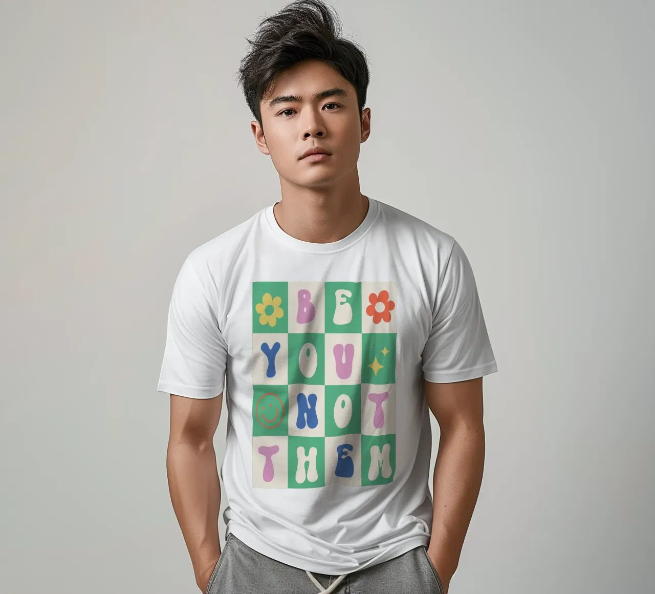 Arte retrò Be You Not Them t-shirt da kakaka