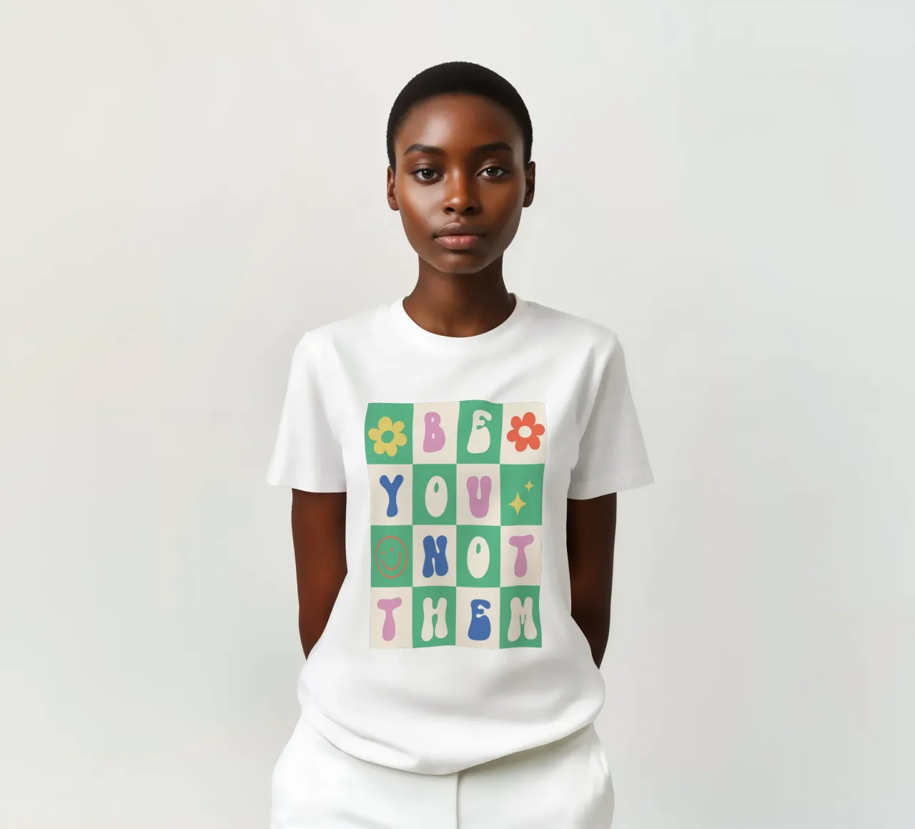 Arte retrò Be You Not Them t-shirt da kakaka