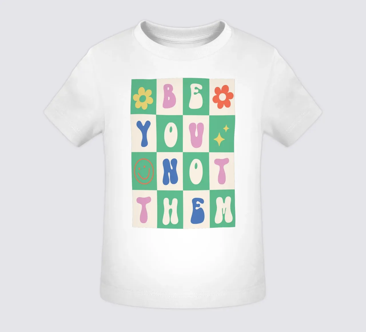 Arte retrò Be You Not Them maglietta neonato da kakaka