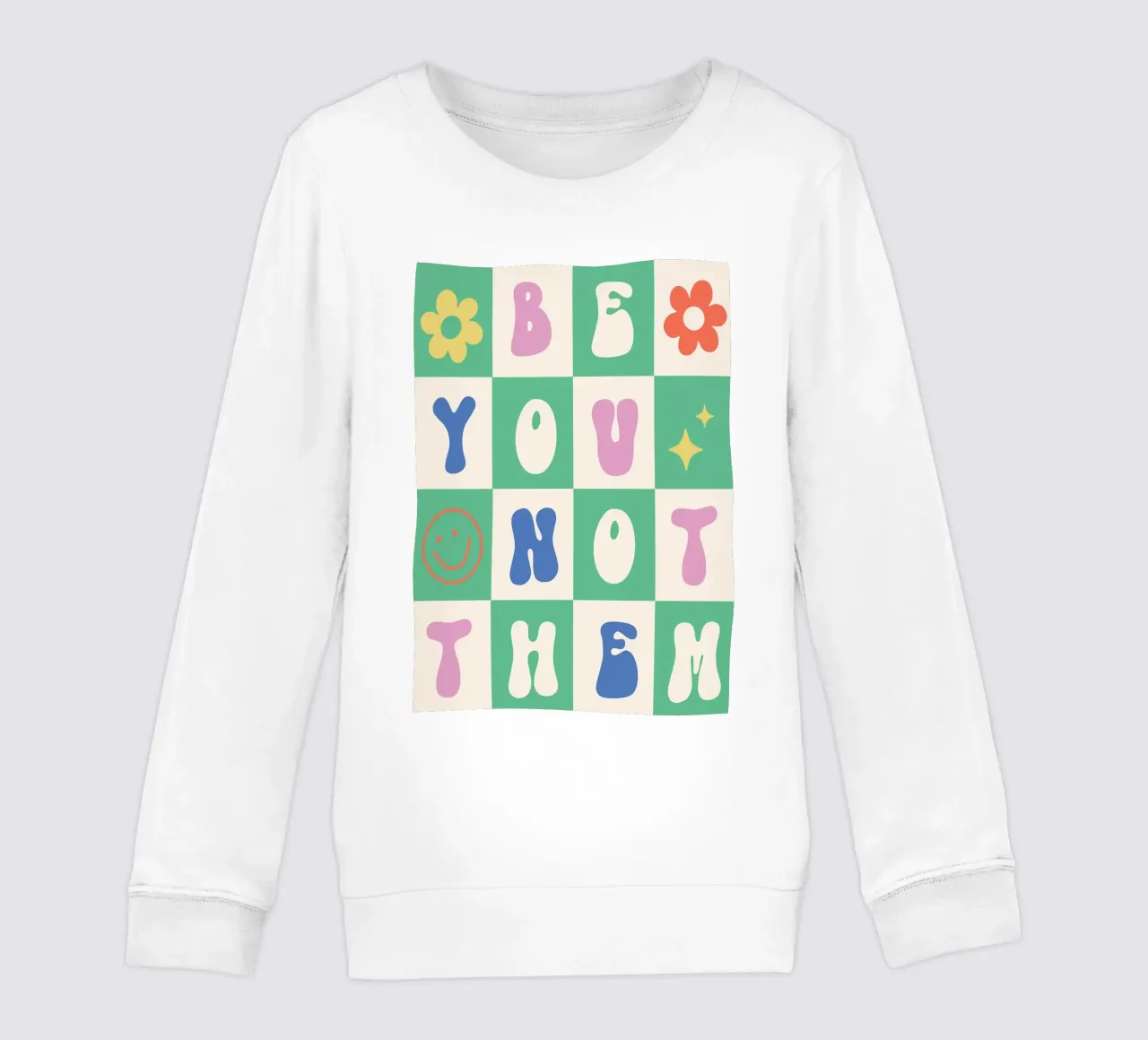 Arte retrò Be You Not Them felpa bambino da kakaka