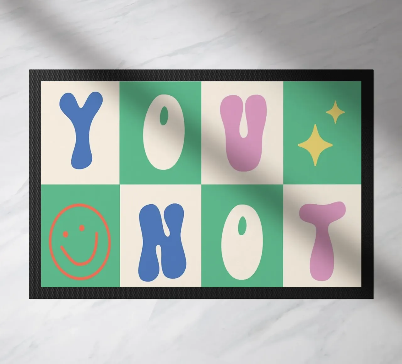 Arte retrò Be You Not Them zerbino da kakaka