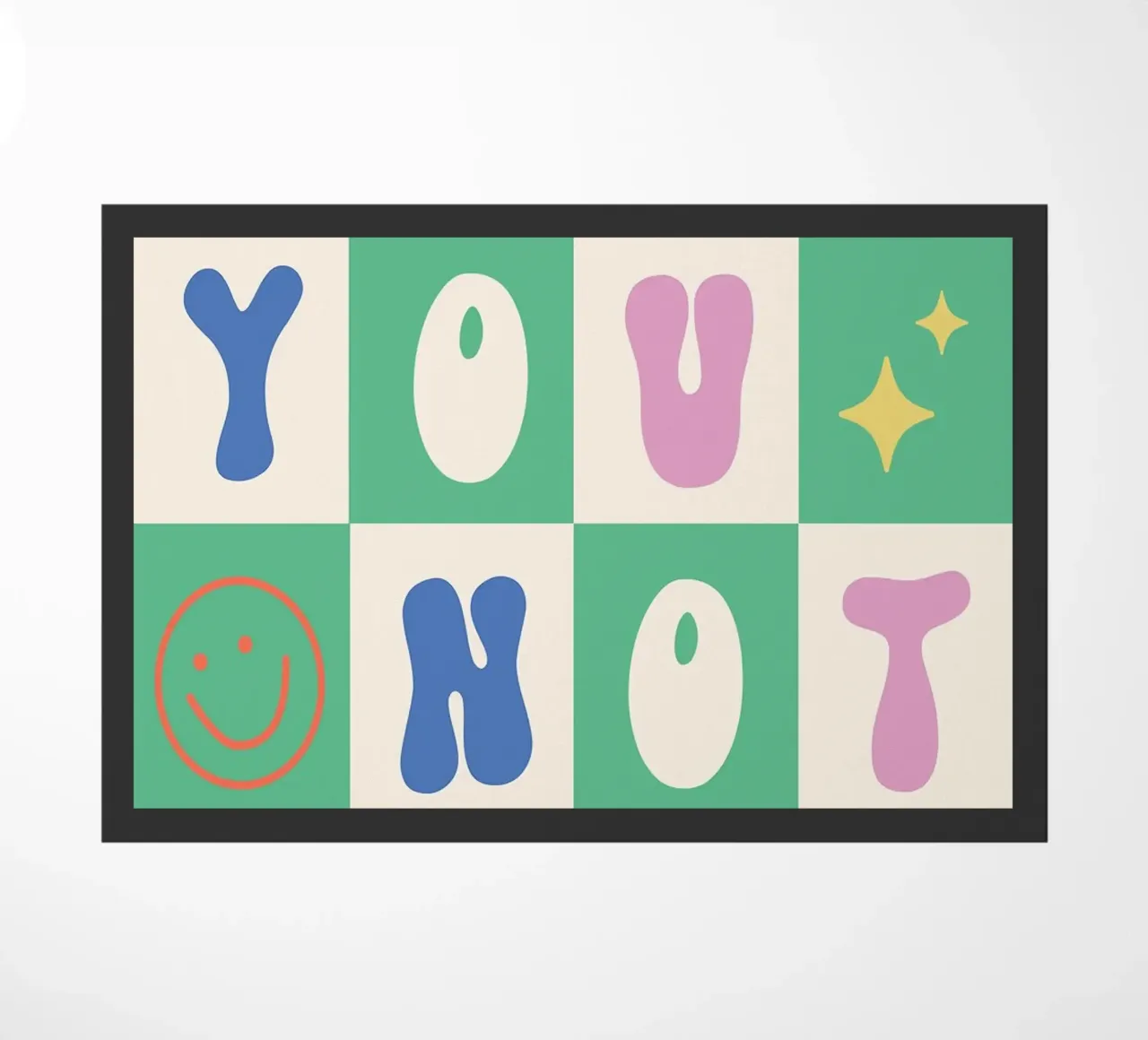 Arte retrò Be You Not Them zerbino da kakaka