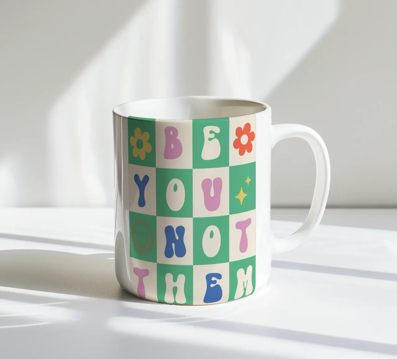 Arte retrò Be You Not Them tazza in ceramica da kakaka