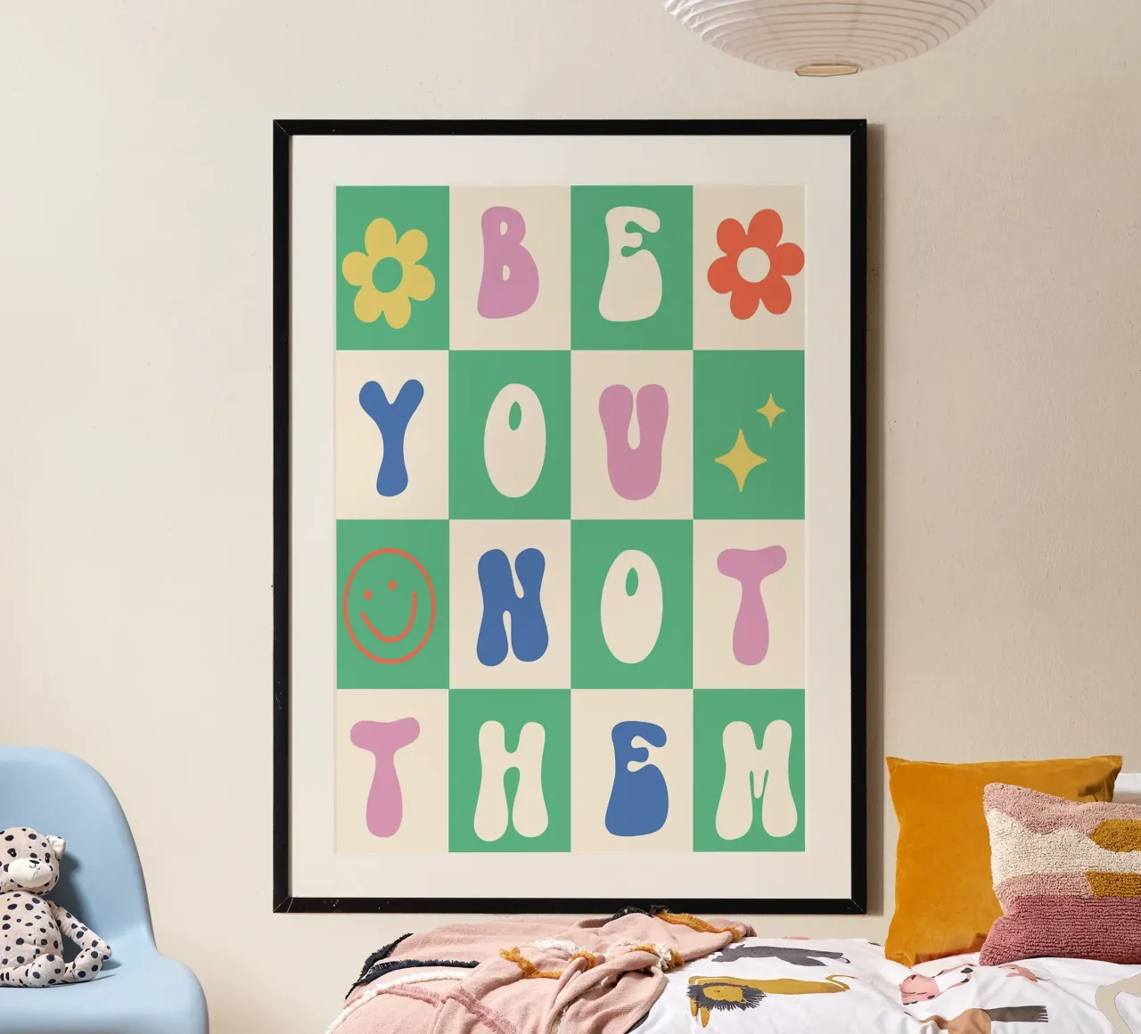 Arte retrò Be You Not Them carta hahnemühle da kakaka