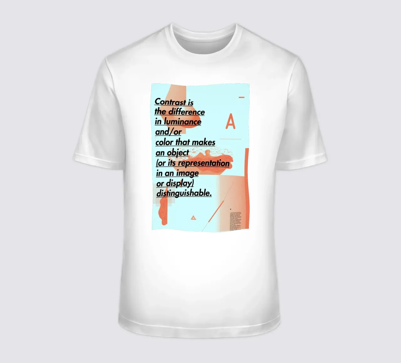 Contrast t-shirt da Andreas Jarner