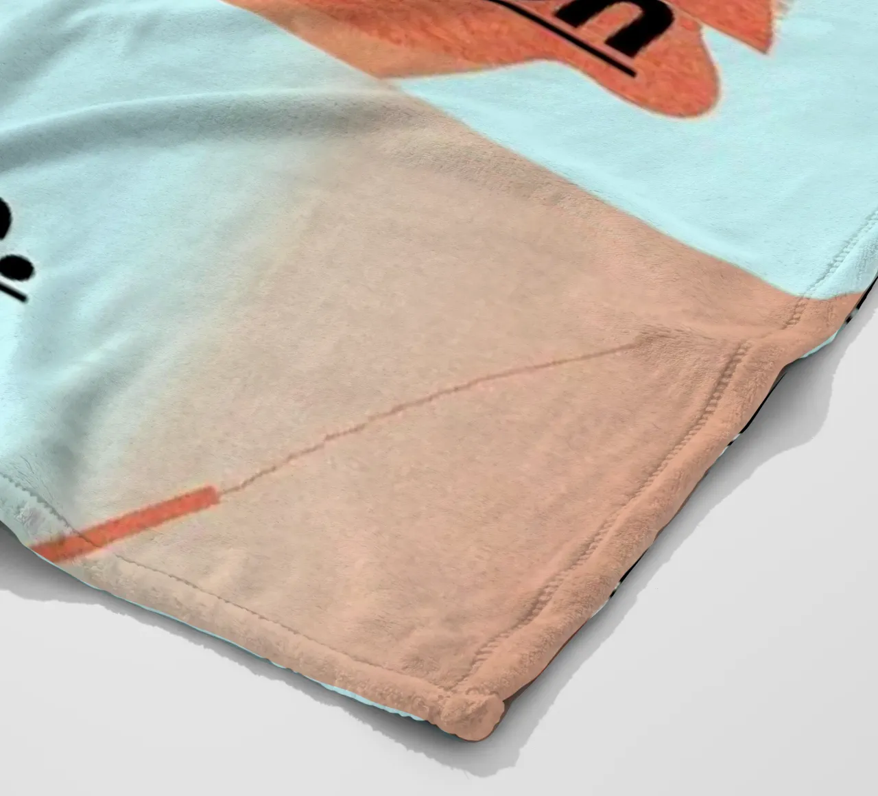 Contrast fleecedeken van Andreas Jarner