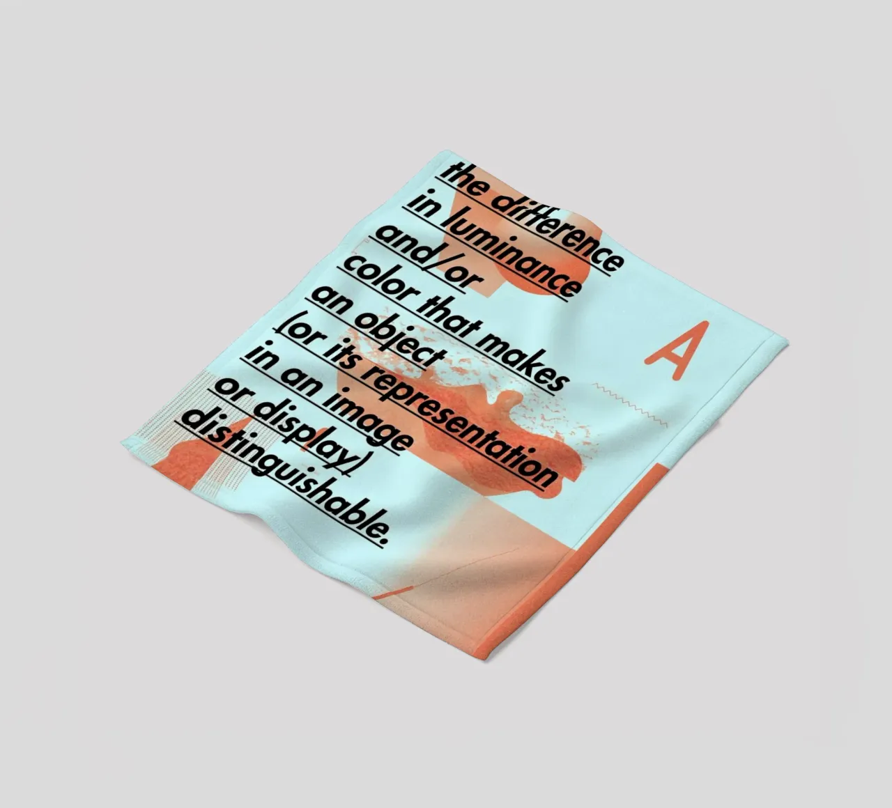 Contrast fleecedeken van Andreas Jarner