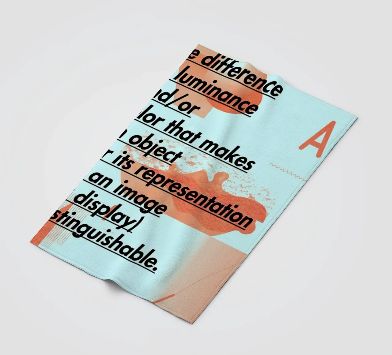 Contrast fleecedeken van Andreas Jarner