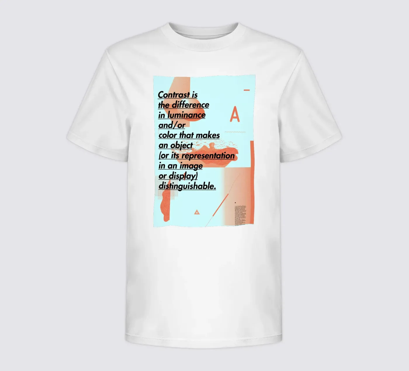 Contrast t-shirt bambini da Andreas Jarner