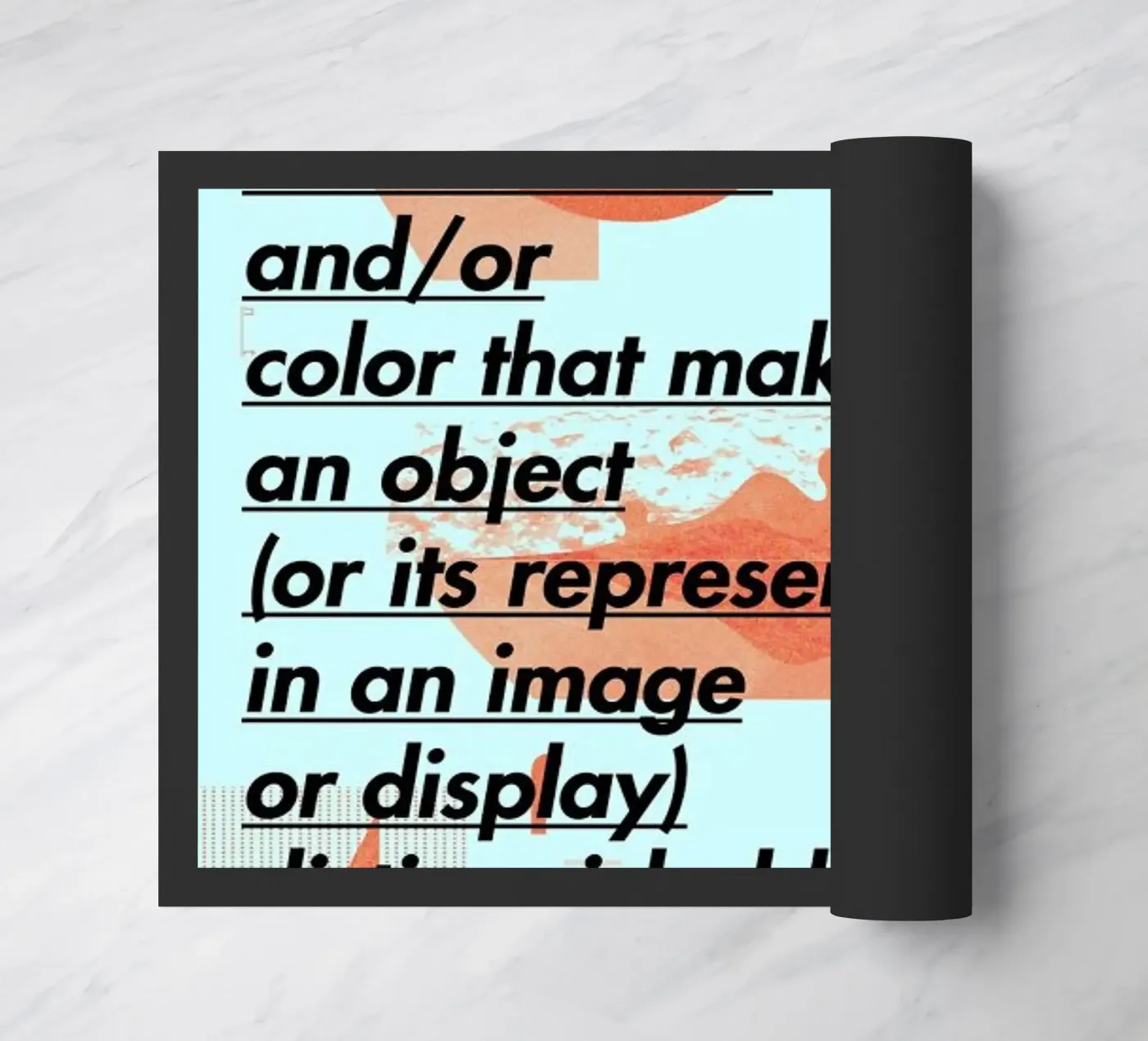 Contrast Fußmatte von Andreas Jarner