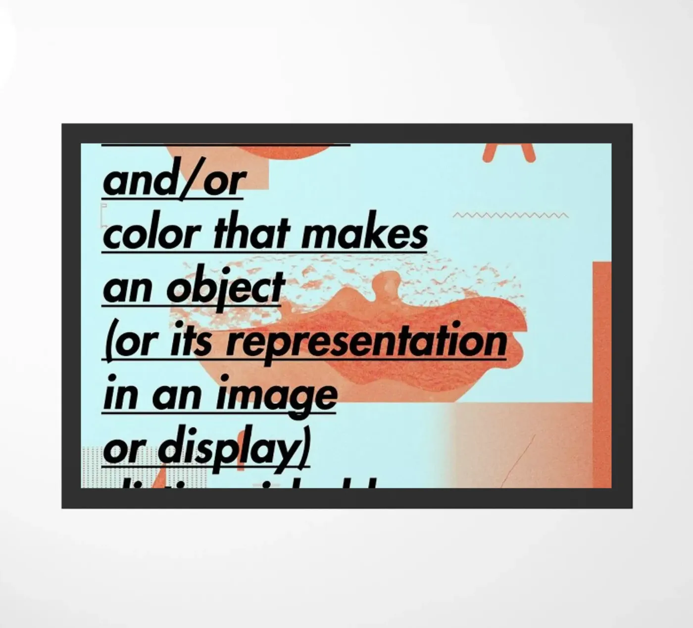 Contrast Fußmatte von Andreas Jarner